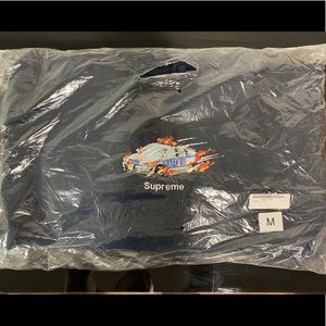 Supreme Cop Car Hoodie M Navy FW19